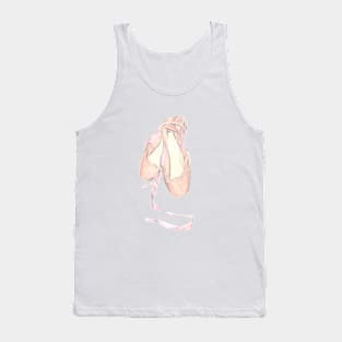 Ballet Shoes Watercolor Tank Top